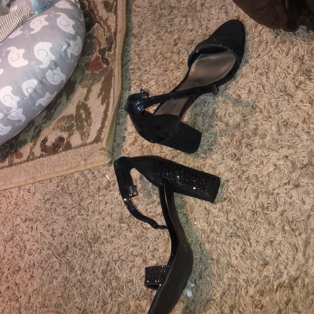 Sparkly high heels
